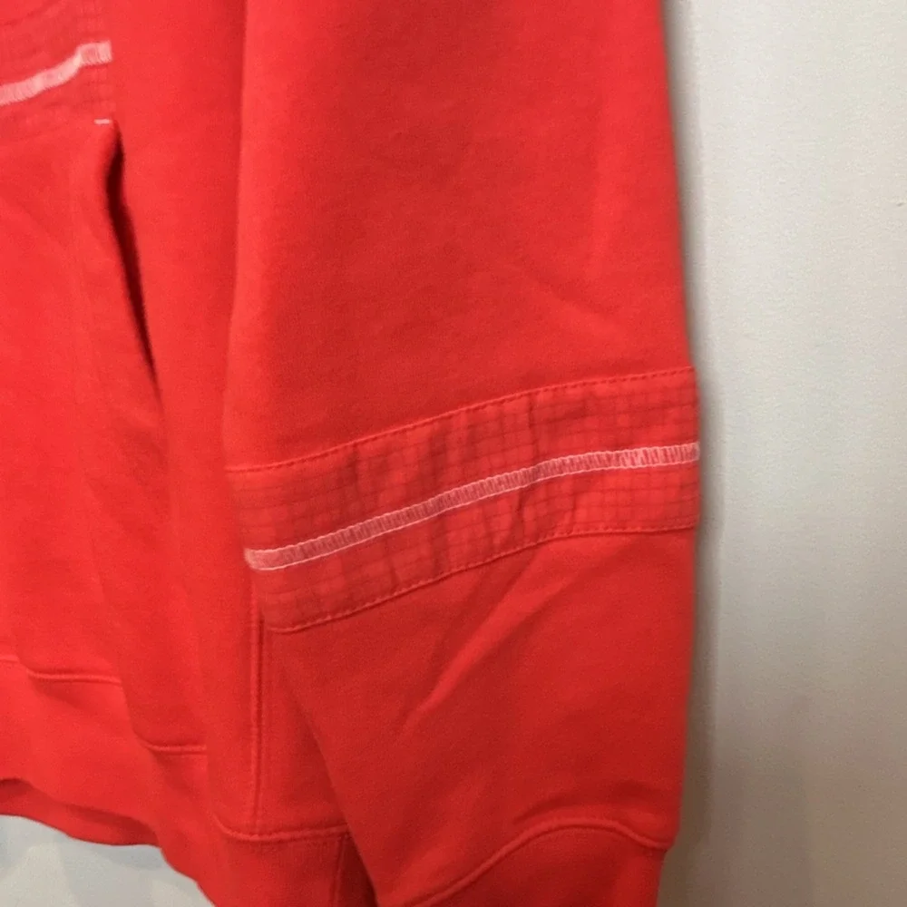 Nike‎ Red Polka Dot Graphic Print Hoodie Pullover Streetwear Casual Size Small